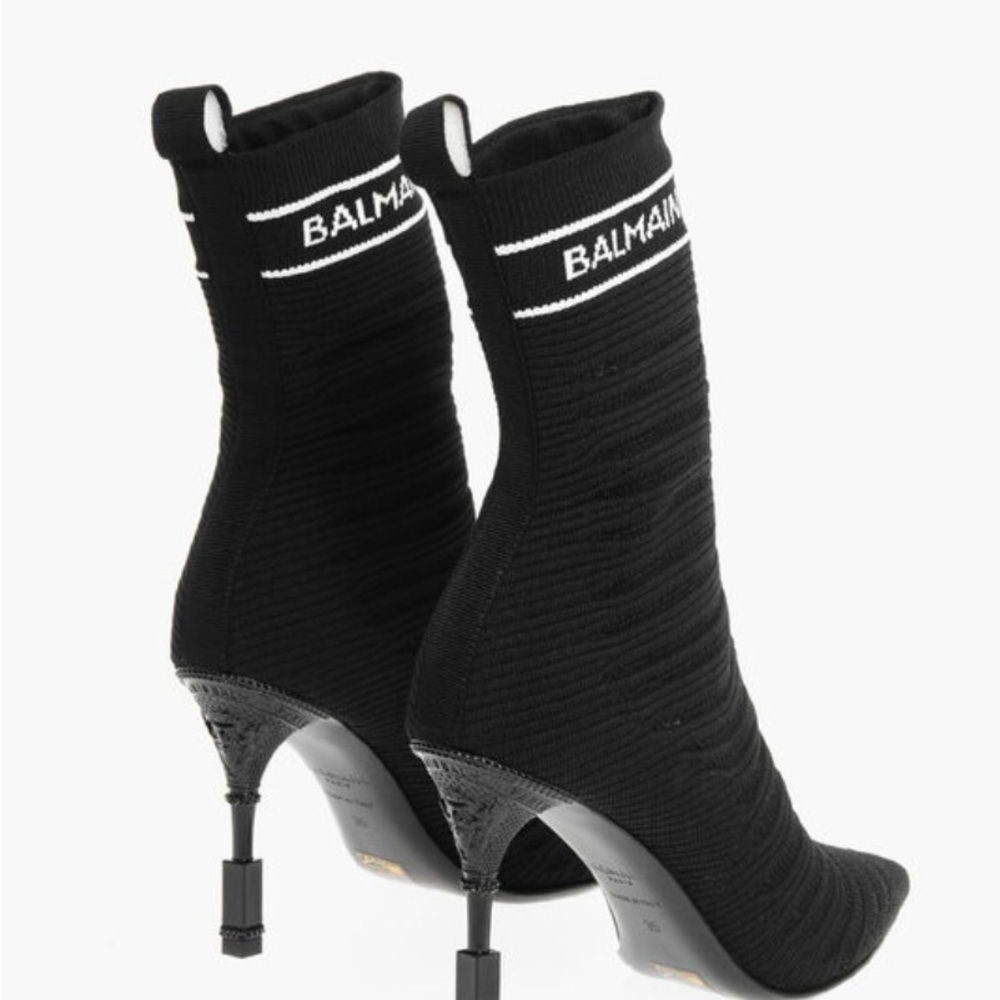 Balmain Graphic print sock boots NEW WITH TAGS SIZE 41 - Picture 8 of 16